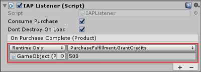 配置 IAP 监听器 以应对处理异常