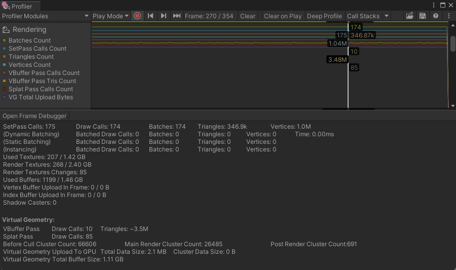 Rendering Profiler 模块