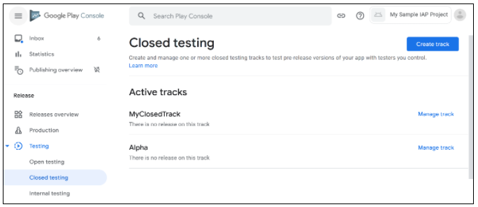 Closed testing