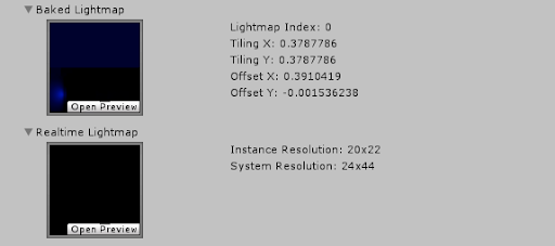 Example of lightmaps that appear in your Scene after baking.