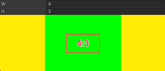 Aspect ratio example