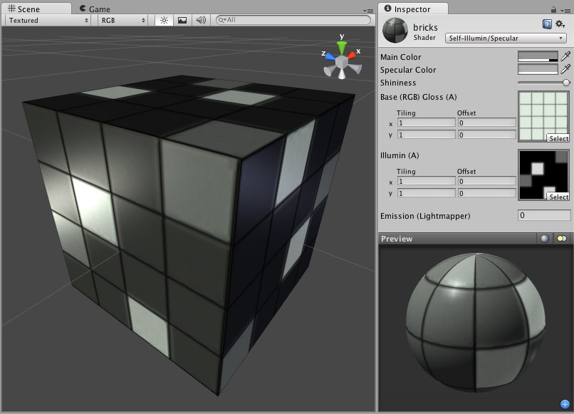 Self-Illuminated Specular shader.