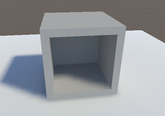 The same mesh without leaking artifacts.